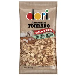 Amendoim torrado com lascas de alho 320g - Dori