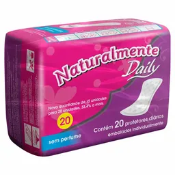 Protetor Diário Naturalmente Daily 20 Un.