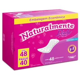 Protetor Diário Naturalmente Daily 48 Un Leve+ Por-