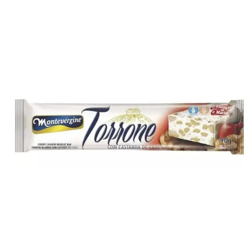 Doce tipo torrone com castanha de caju 90g - Montevergine
