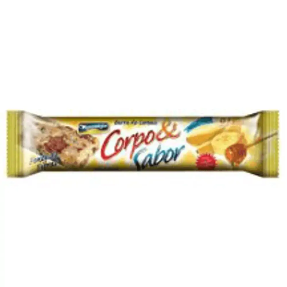 Barra de Cereal sabor Banana e Mel com 25g - Corpo e Sabor