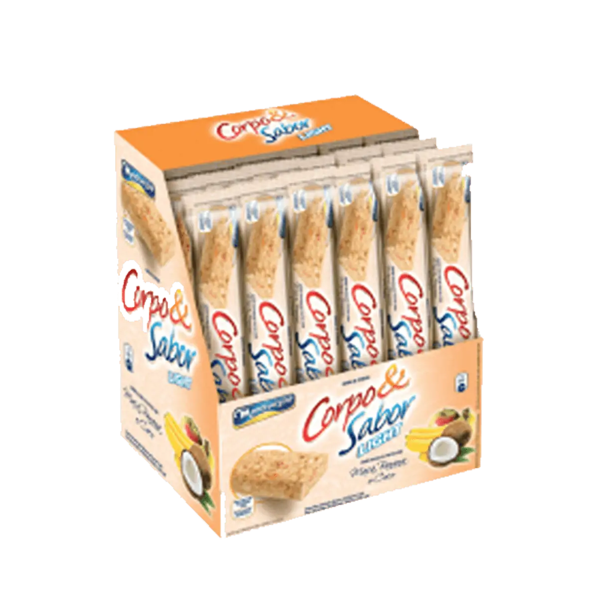 Barra de Cereal sabor Salada de Frutas caixa com 12 unidades de 25g - Corpo e Sabor