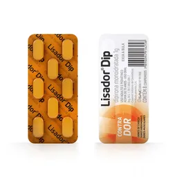 Analgésico e Antitérmico Lisador Dip 1g 8 Comprimidos