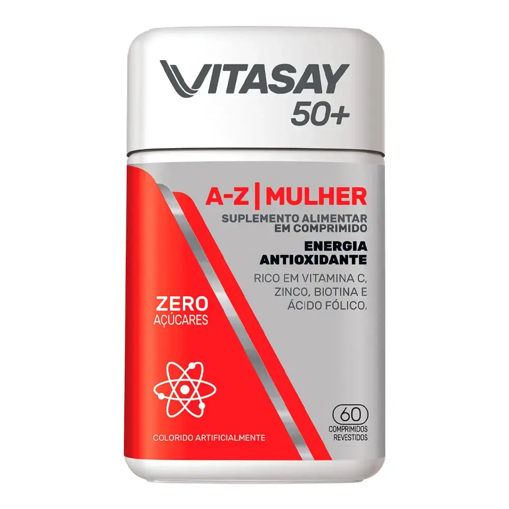 Multivitaminico Vitasay 50+ A-Z Mulher 60 Comprimidos