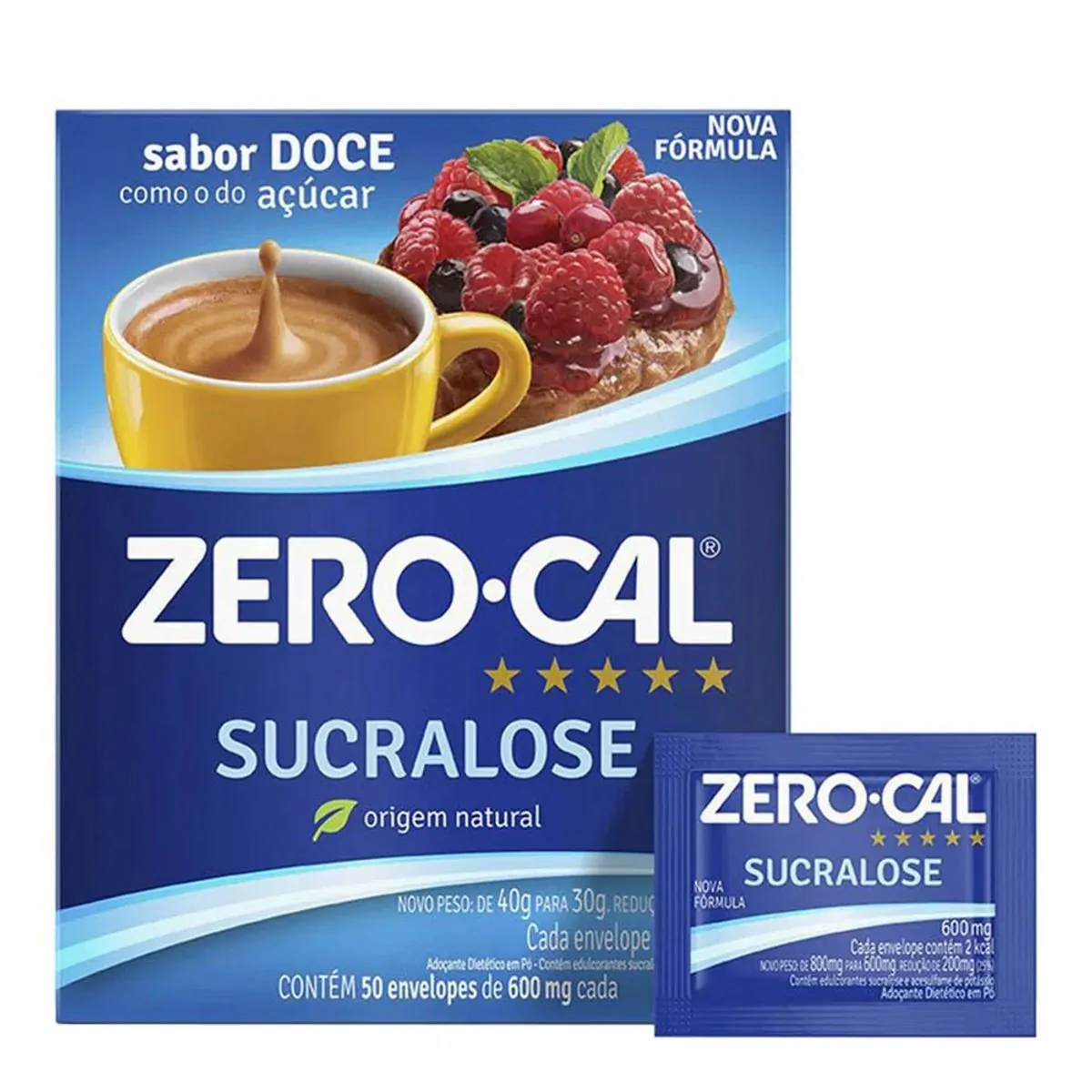 Adoçante Zero-Cal Sucralose 50 Sachês