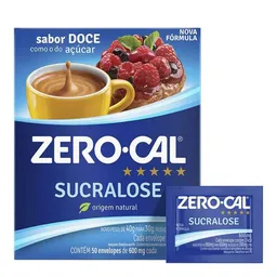 Adoçante Zero-Cal Sucralose 50 Sachês