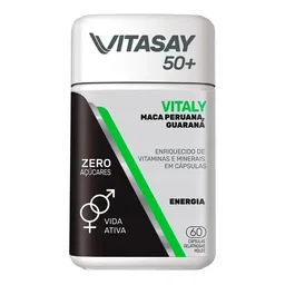 Suplemento Alimentar Vitasay 50+ Vitaly 60 Cápsulas