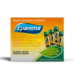 Fitoterápico Eparema 0,08mg + 11,3mg + 0,03mg 1 Flaconete Hortelã