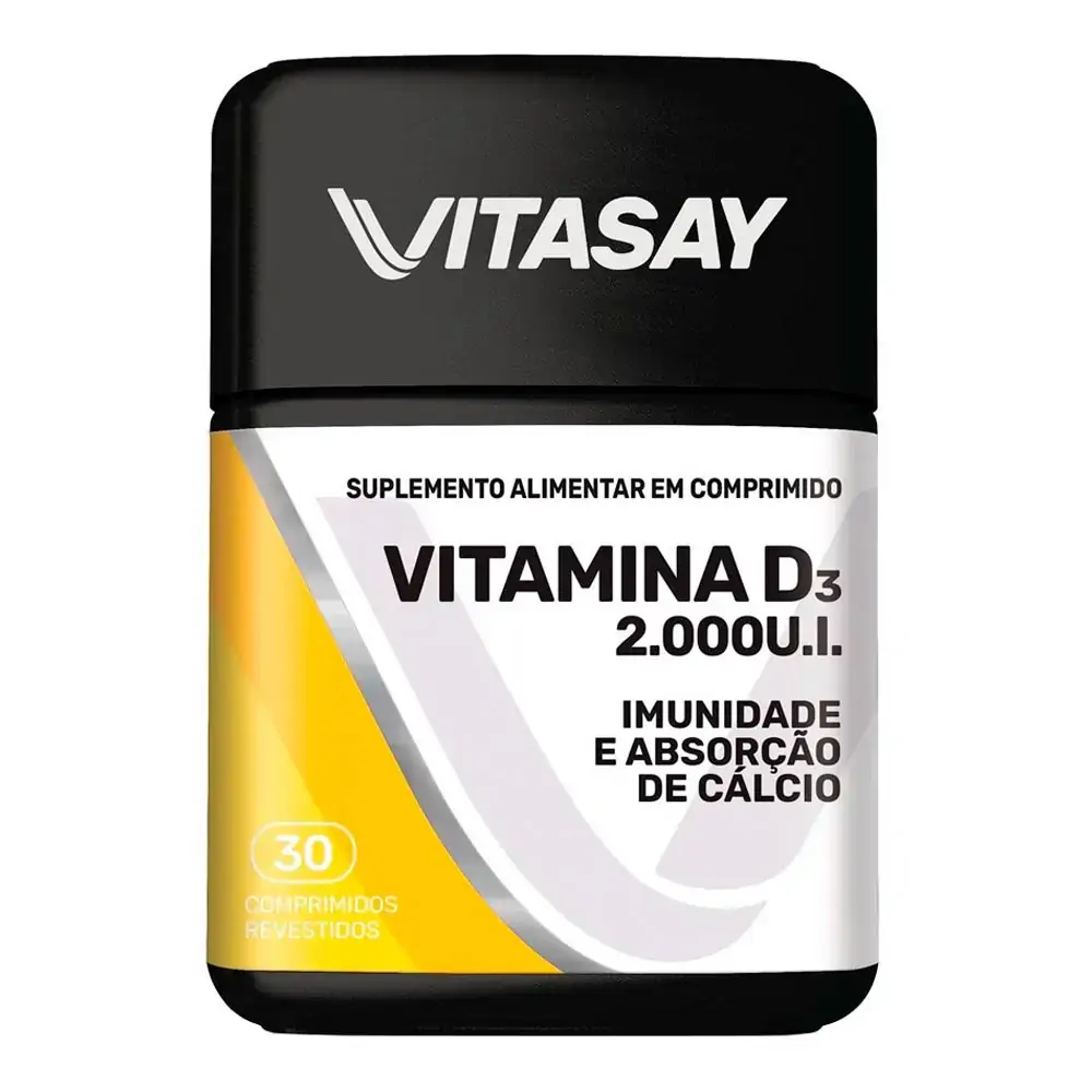 Vitamina D Vitasay 2000UI 30 Comprimidos