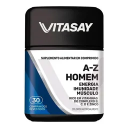 Suplemento Alimentar Vitasay Homem A-Z 30 Comprimidos