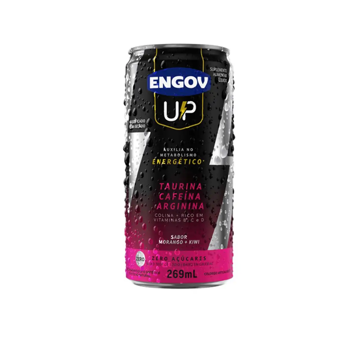 Energético Engov Up Morango e Kiwi 269ml