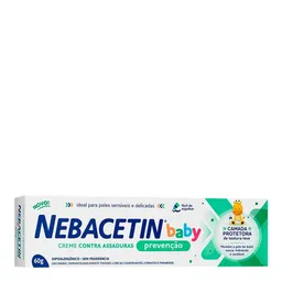 Creme Preventivo De Assaduras Nebacetin Beby Sem Fragrância 60g