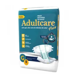 Fralda Geriatrica Adultcare Plus Gr C/8 Adultcare Fralda