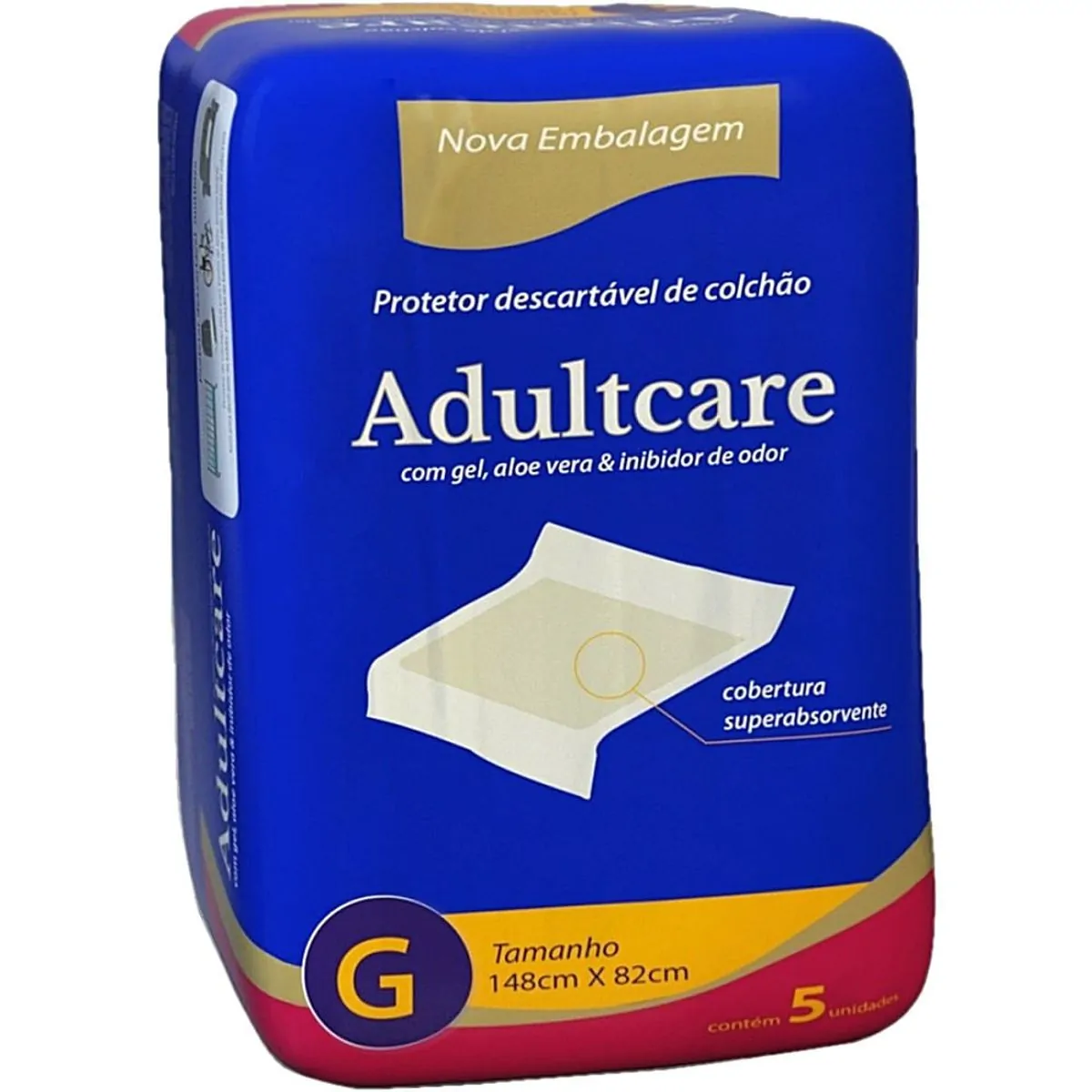 Protetor Descartável De Colchão Adultcare - Tam G