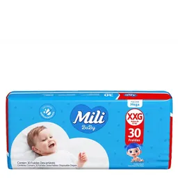 Fralda Mili Baby XXG 30 Unidades