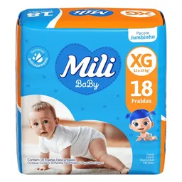 Fralda Mili Baby XG 18 Unidades