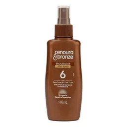 Óleo Spray Bronzeador Cenoura & Bronze FPS 6 110ml