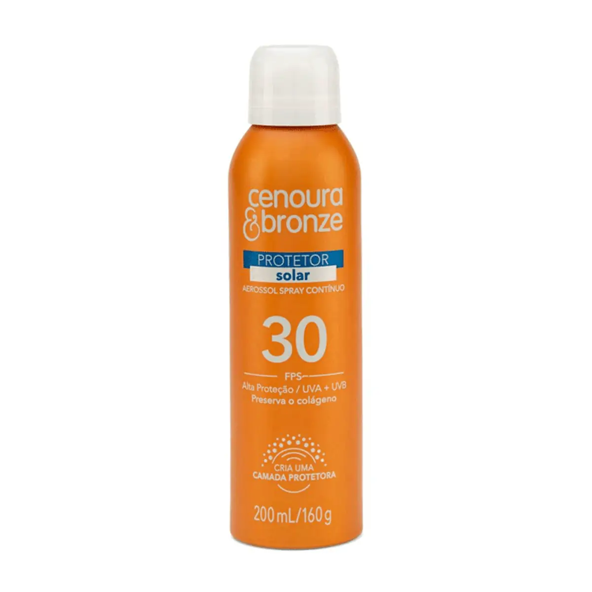 Protetor Solar Cenoura & Bronze FPS30 Aerosol 200ml