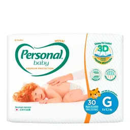 Fralda Personal Baby Premium Protection G 30 Unidades