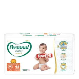 Fralda Personal Baby Pants Premium Roupinha M 48 Unidades