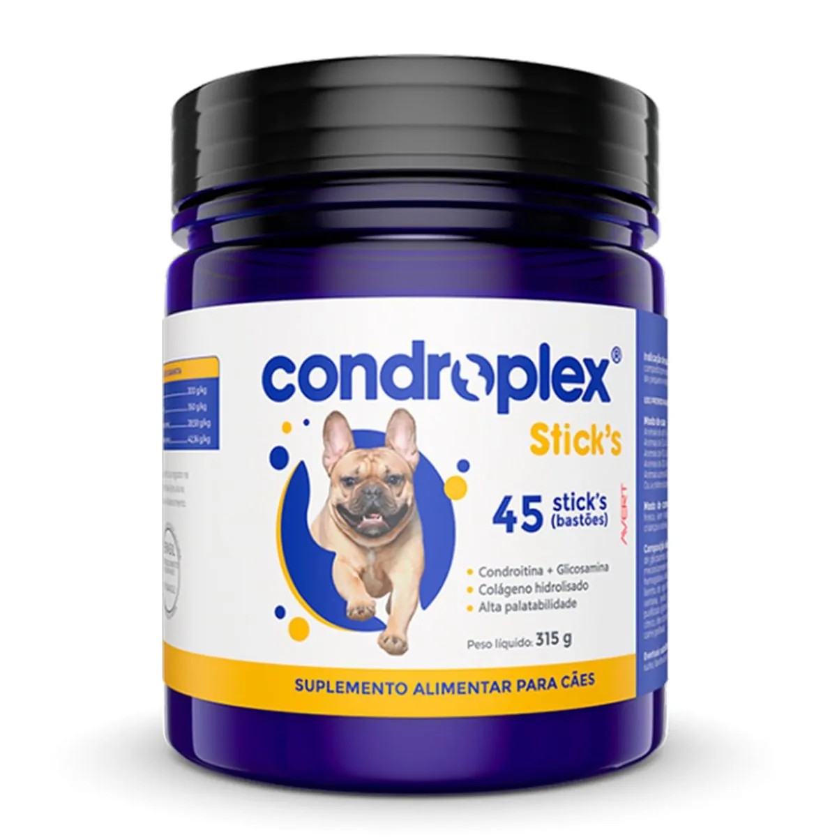 Suplemento Condroplex Sticks Avert 45 Bastões