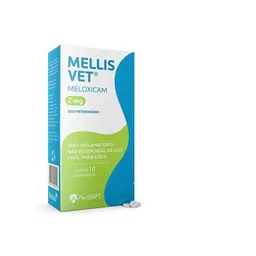 Anti-inflamatório Avert Mellis Vet 10 Comprimidos para Cães de 10 a 15kg (2mg)