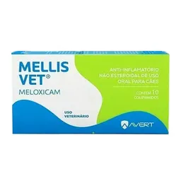 Anti-inflamatório Avert Mellis Vet 10 Comprimidos para Cães de 30 a 40kg (4mg)