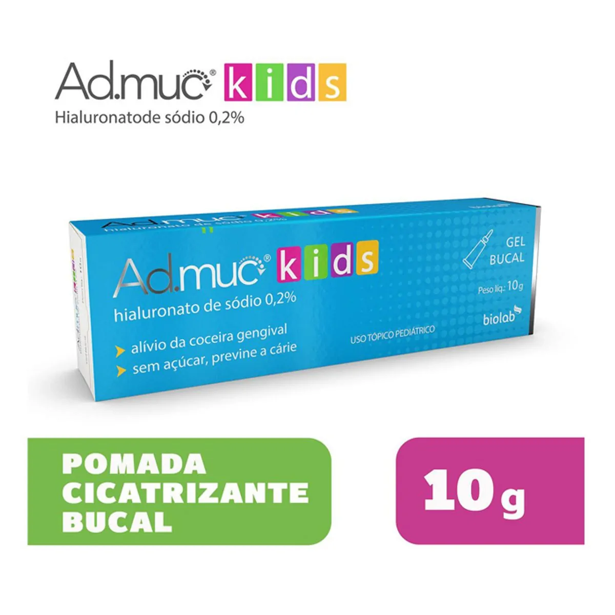 Fitoterápico e Anti-inflamatório Ad-Muc 100mg/g 10g