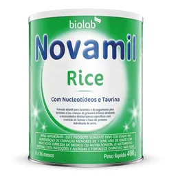 Fórmula Infantil Novamil Rice Biolab 400g
