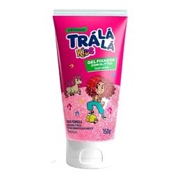 Gel Fixador Infantill com Glitter Trá Lá Lá Hidrakids 150g