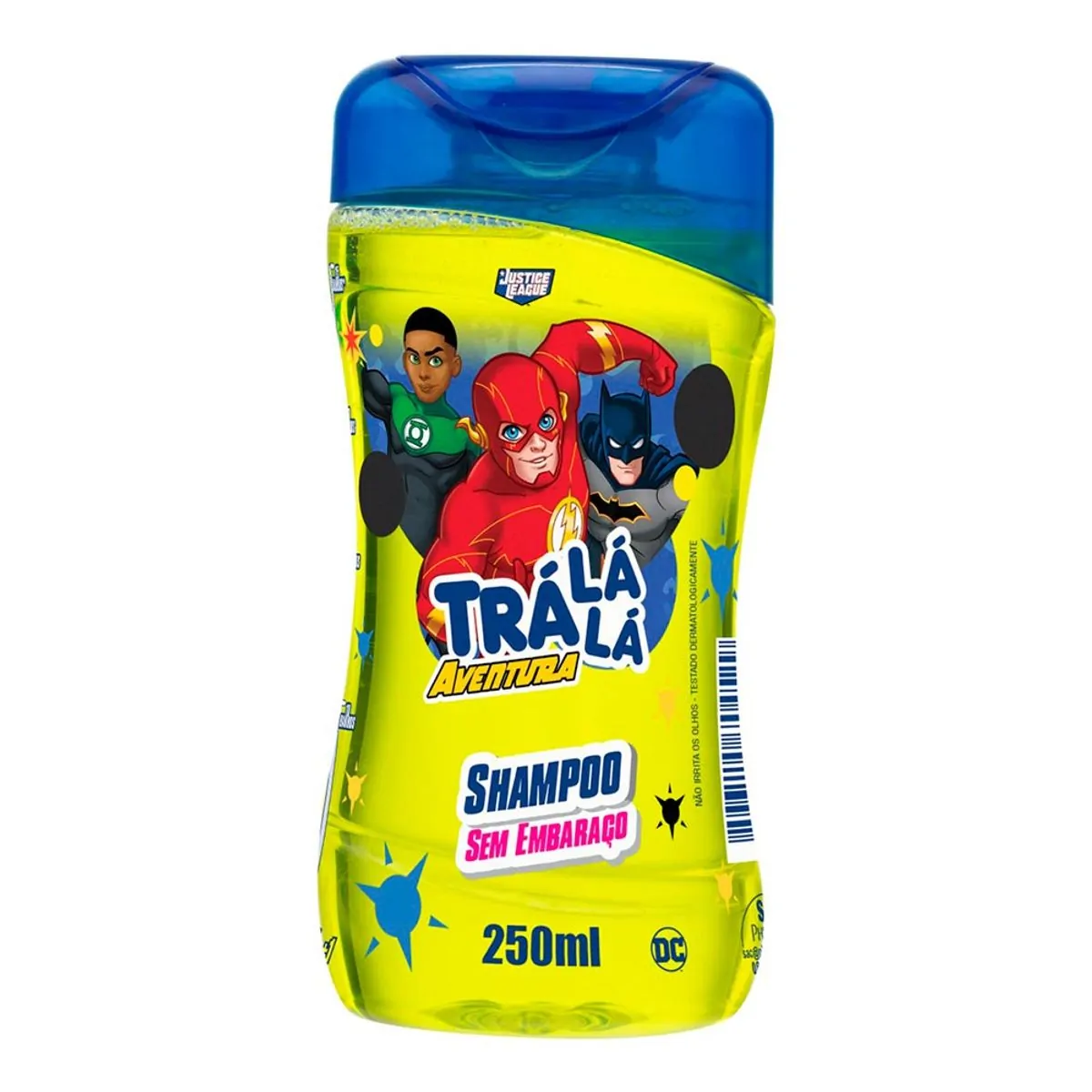 Shampoo Infantil Trá Lá Lá Justice League Aventura sem Embaraço 250ml