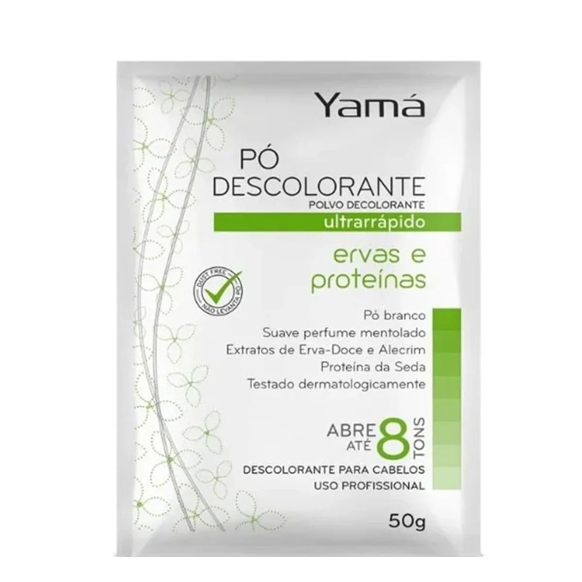 Pó Descolorante Ervas E Proteínas Yamá 50g