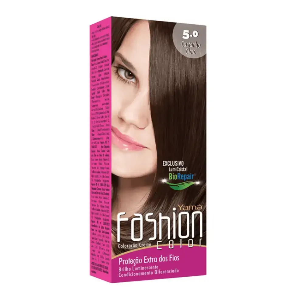 Coloração Fashion Color - Yamá - 5.0 Castanho Claro
