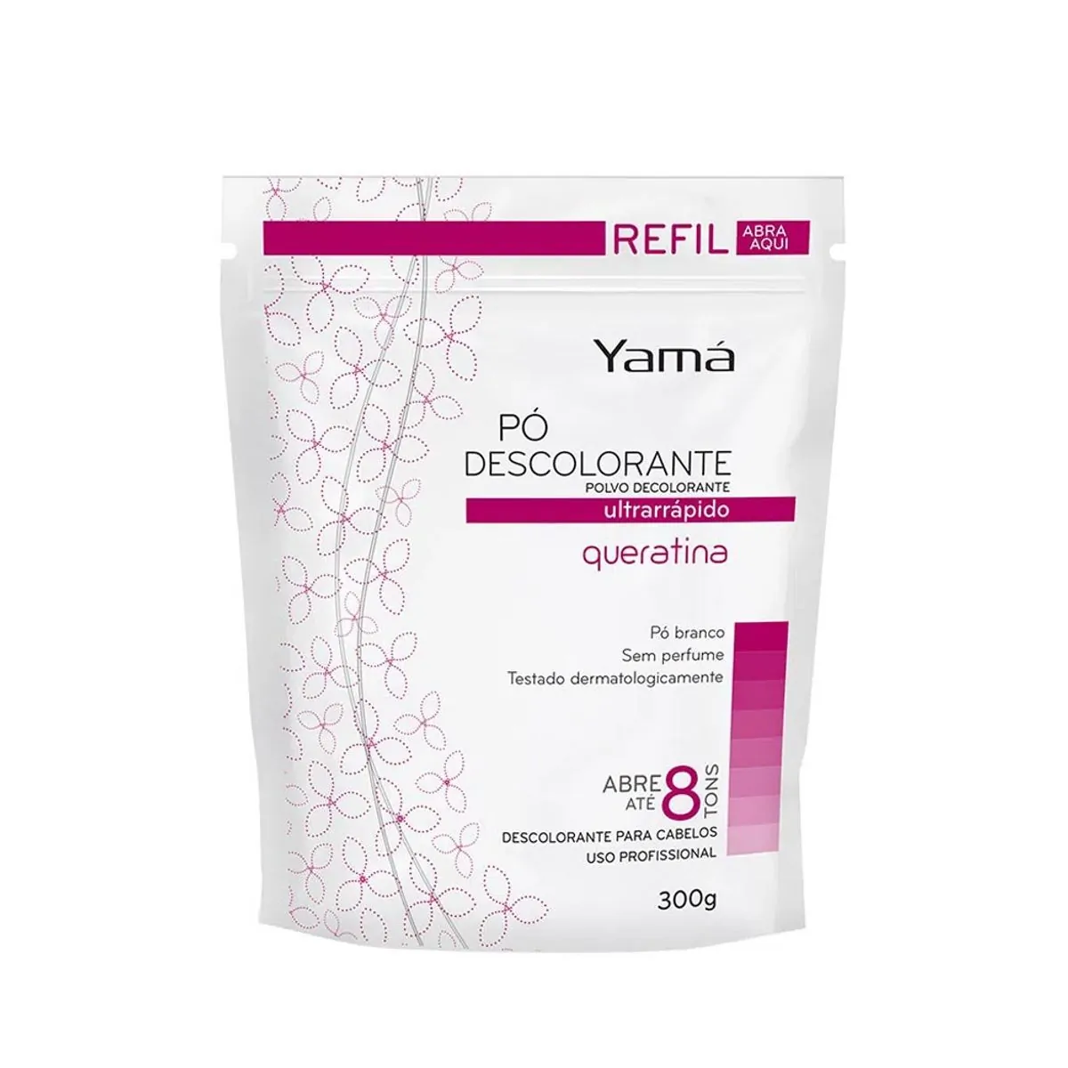 Pó Descolorante Queratina Refil Yamá - 300g