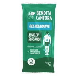Gel Relaxante Muscular Bendita Cânfora 15g 1 Unidade