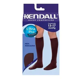 Meia 3/4 Kendall Suave Compressão Masculina G Marrom