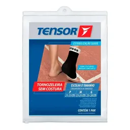 Tornozeleira sem Costura Tensor 6402 P Azul