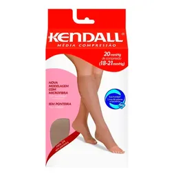 Meia 3/4 Kendall Média Compressão sem ponteira M Castanho