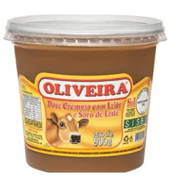 Doce de Leite cremoso com soro Pote de 900g - Oliveira
