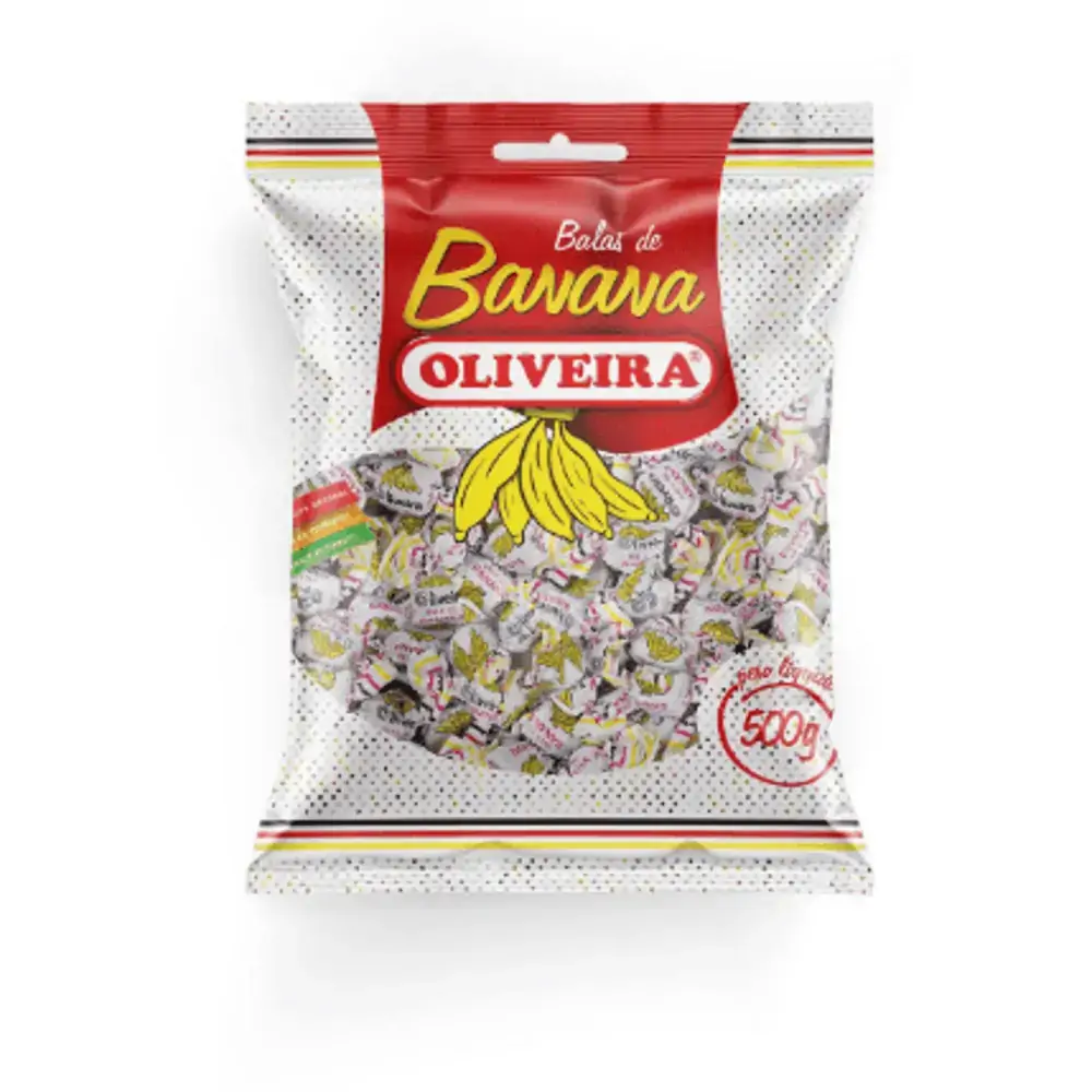 Bala de banana com 500g - Oliveira