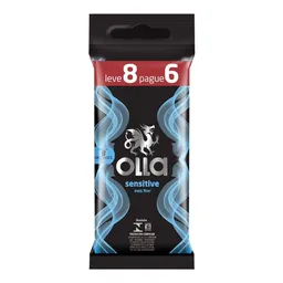 Preservativo Lubrificado Olla Sensitive 8 Unidades