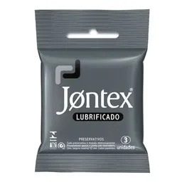Preservativo Camisinha Masculina Jontex Lubrificado 3 Unidades