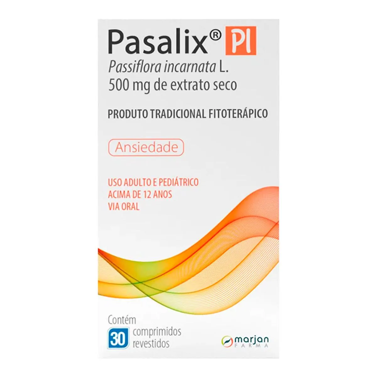 Fitoterápico Pasalix PI 500mg 30 Comprimidos Revestidos