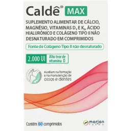 Caldê Max + Vit D 2000 Ui 60 Cápsulas