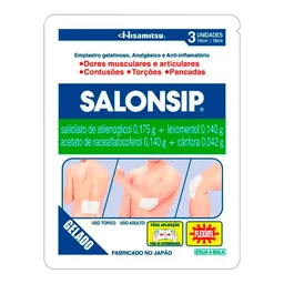 Salonsip Hisamitsu 3 Unidades