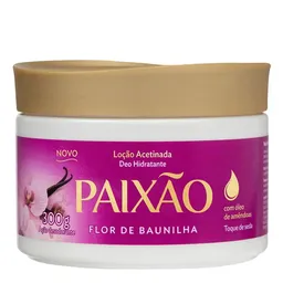 Loção Acetinada Paixão Hidratante Flor de Baunilha 300g