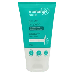 Gel de Limpeza Facial Monange Suave e Profunda Antioleosidade 120g