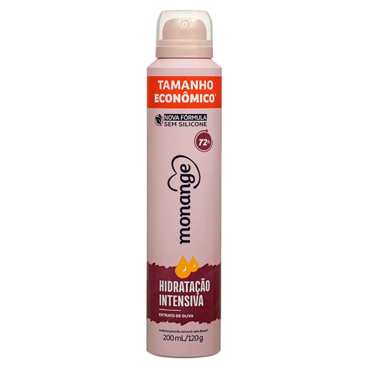 Desodorante Antitranspirante Monange Hidratação Intensa 200ml Aerossol