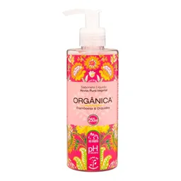 Sabonete Líquido Orgânica Puro Vegetal Framboesa e Orquídea 250ml