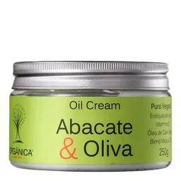 Creme Hidratante Orgânica Oil Cream Abacate & Oliva 250g